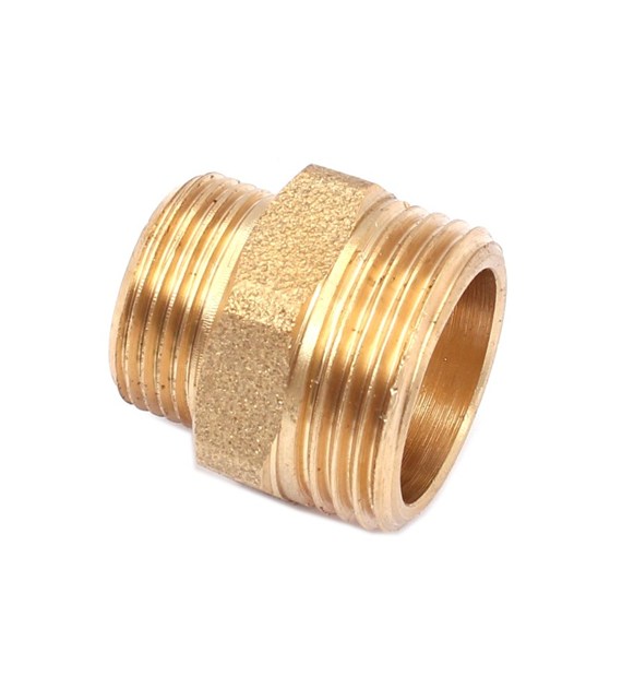 Nypel mosiężny redukcyjny 3/4''x1/2'' żółty RXX