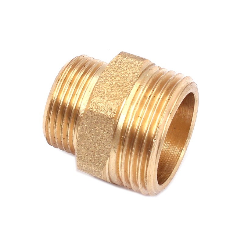 Nypel mosiężny redukcyjny 3/4''x1/2'' żółty RXX