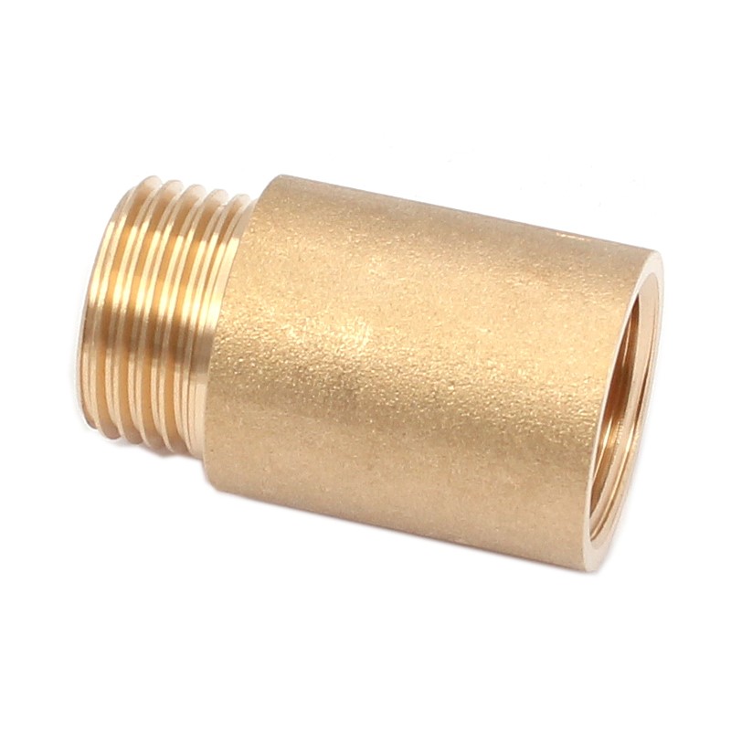 Przedłużka mosiężna 1/2''x30mm żółta RXX