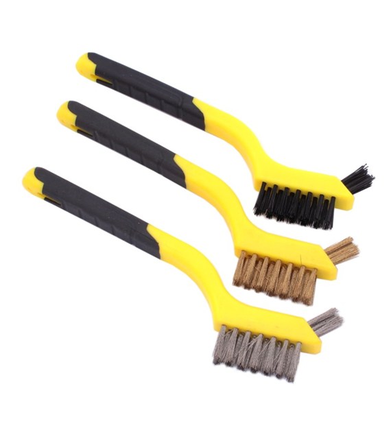 Szczotka druciana zestaw 3szt 180mm PRO-TECHNIK