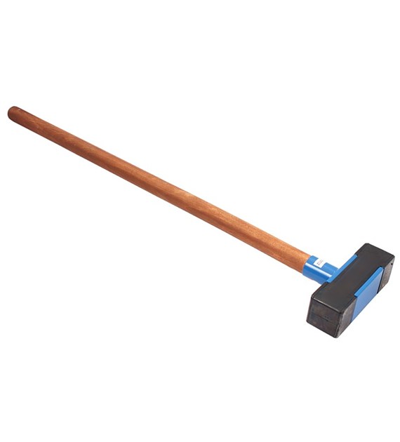 Młotek gumowy prof. 2.5kg 960mm prost.obuch dł.trz
