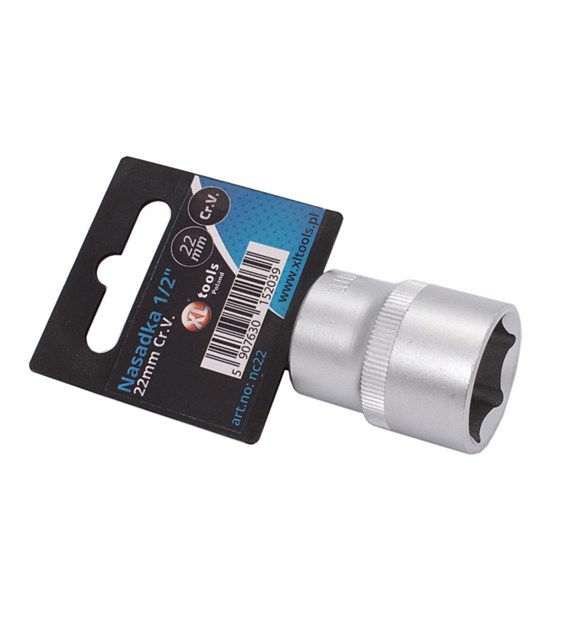 Nasadka 1/2 -   9mm Cr.V /zawieszka/ 6-kątna NXL