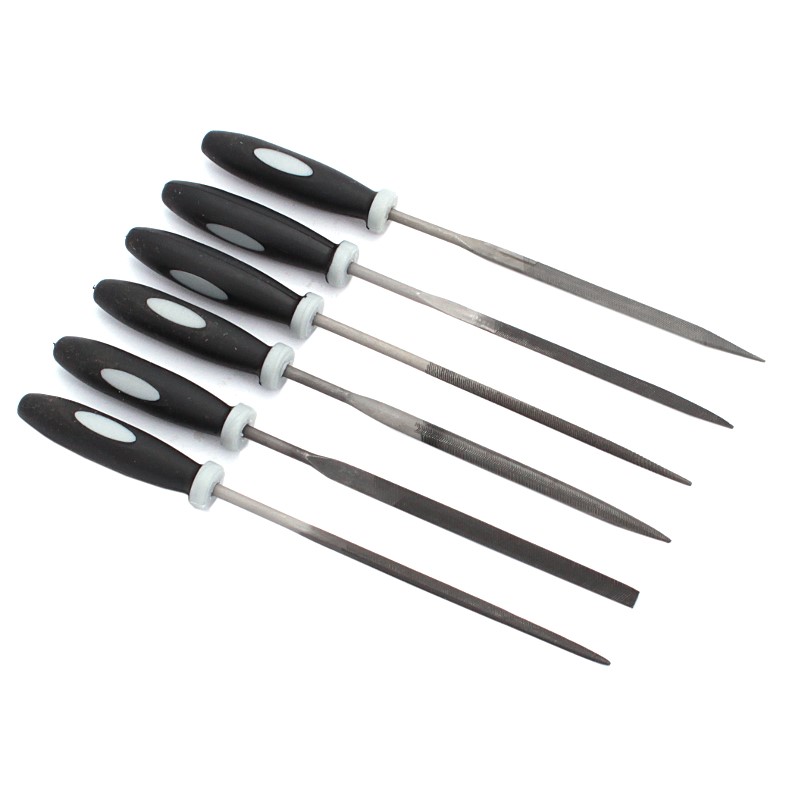 Pilnik iglak  6cz z rączką ¤3x140mm