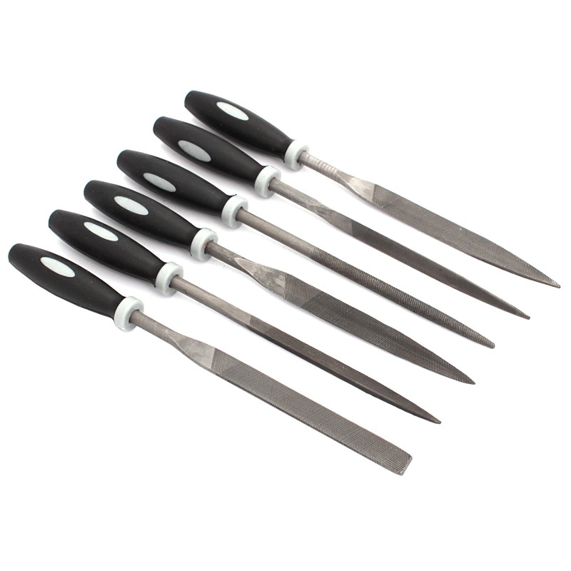 Pilnik iglak  6cz z rączką ¤5x180mm