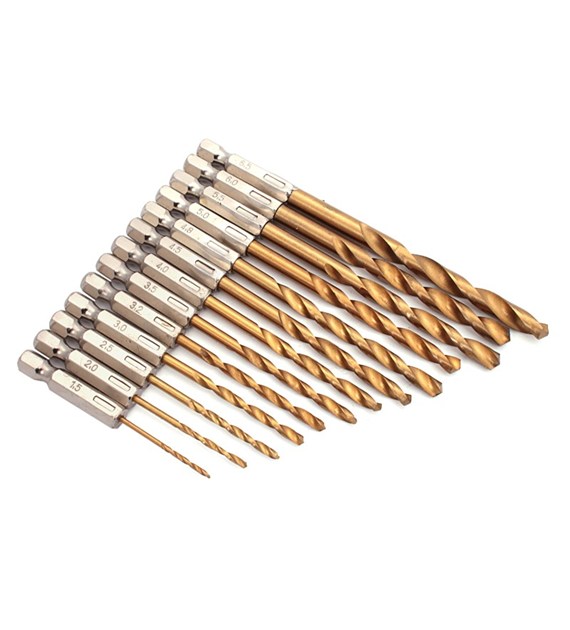 Wiertła do metalu HSS BIT do wkrętark 1.5-6.5 13cz