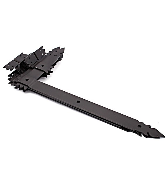 Zawias HRM czarny kątowy 30x80cm (kpl 6szt)