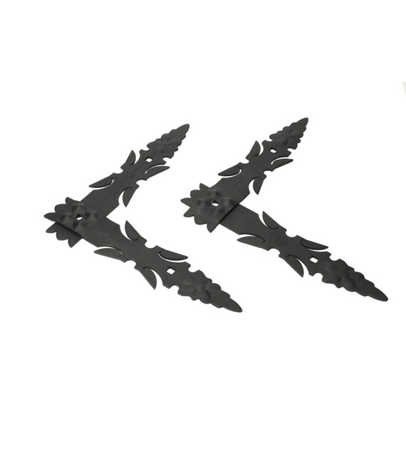 Narożnik ciesielski kuty JNS czarny 30x30cm x50mm