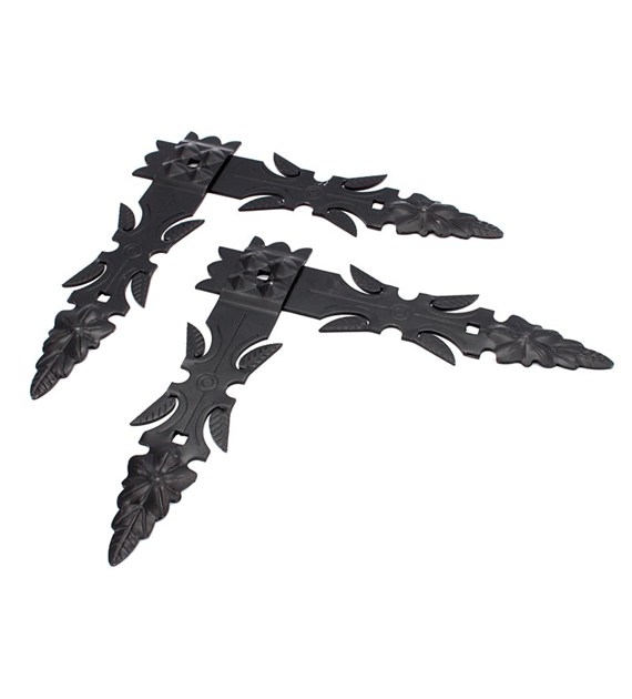 Narożnik ciesielski kuty JNS czarny 60x46cm x50mm