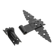 Zawias środkowy kuty JNS czarny 40x32x5