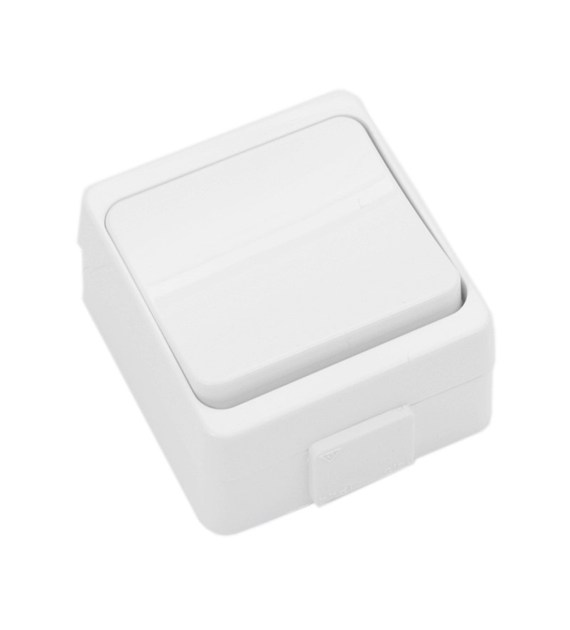 Włącznik pojedynczy natynkowy bryzgoodporny