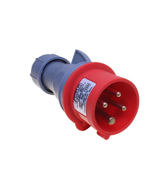 Wtyczka siłowa 16A 4 piny IP44