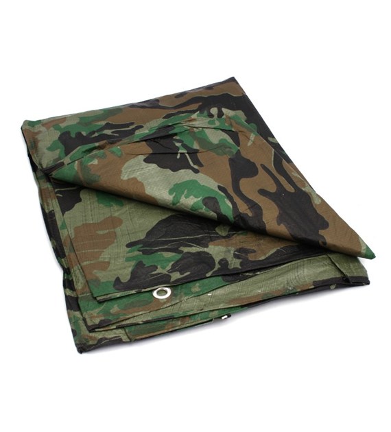 Plandeka moro CAMO 5x 6m /80g NN