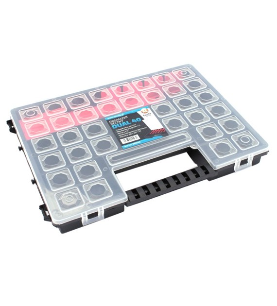 Organizer ręczny 38cm DUAL 27-komorowy