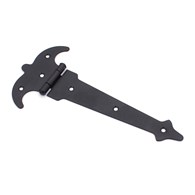 Zawias meblowy ZMU5 ozdobny asym 200mm czarny