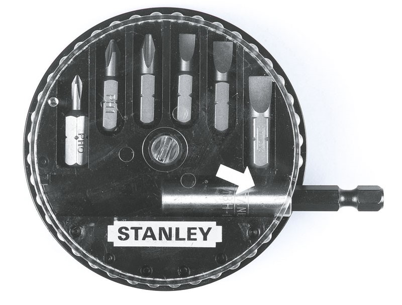 Końcówki BIT  7cz 2+2PH+2PZ+uchw STANLEY