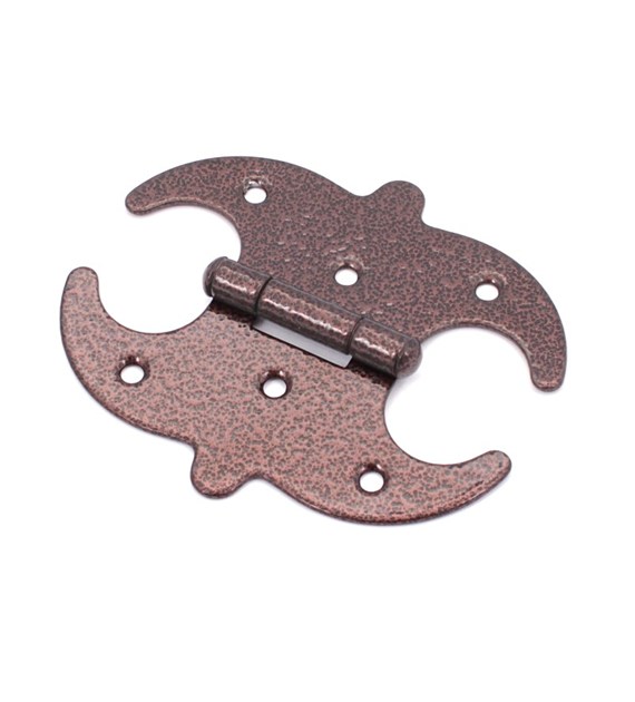 Zawias meblowy ZMU6 ozdobny 85mm stara miedź