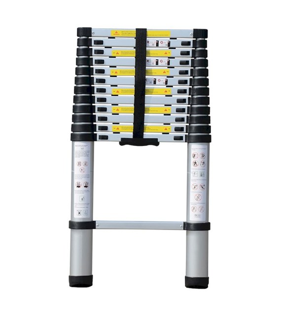 Drabina alu teleskopowa 3.8m 1x13 150kg EN131*