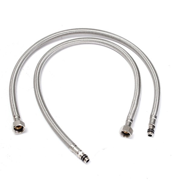 Wąż w oplocie 3/8' x1/4' 50cm INOX do baterii kraj