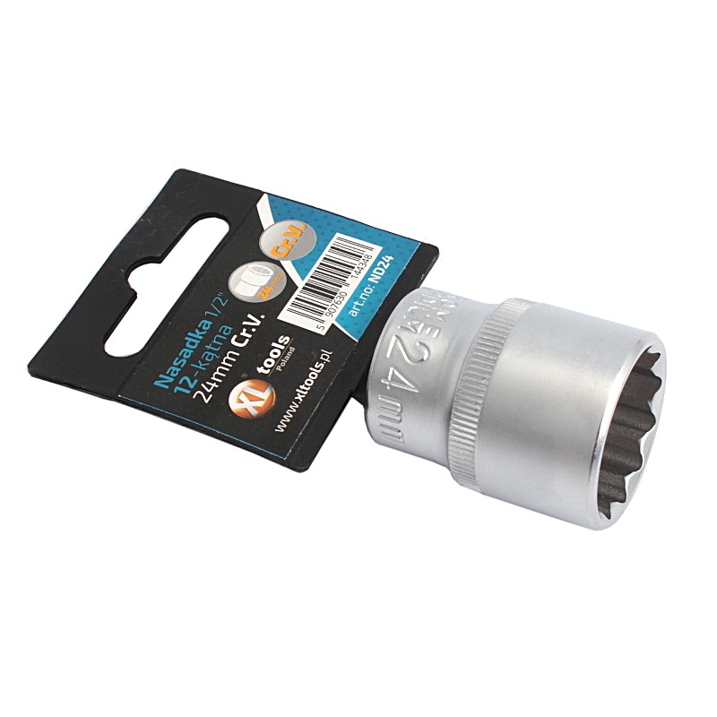 Nasadka 1/2 -   8mm Cr.V /zawieszka/ 12-kątna NXL