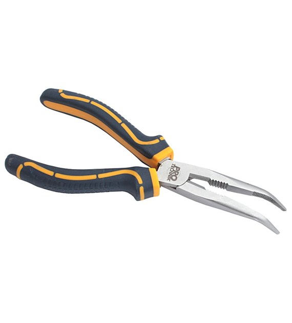 Szczypce PROTECHNIK zaokrąglone wygięte Cr.V 160mm