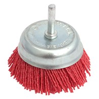 Szczotka ścierna PCV doczołowa z trzp  65mm