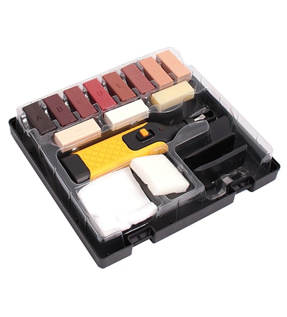 Zestaw do naprawy podłóg 16szt 11-kolor+nóż elektr