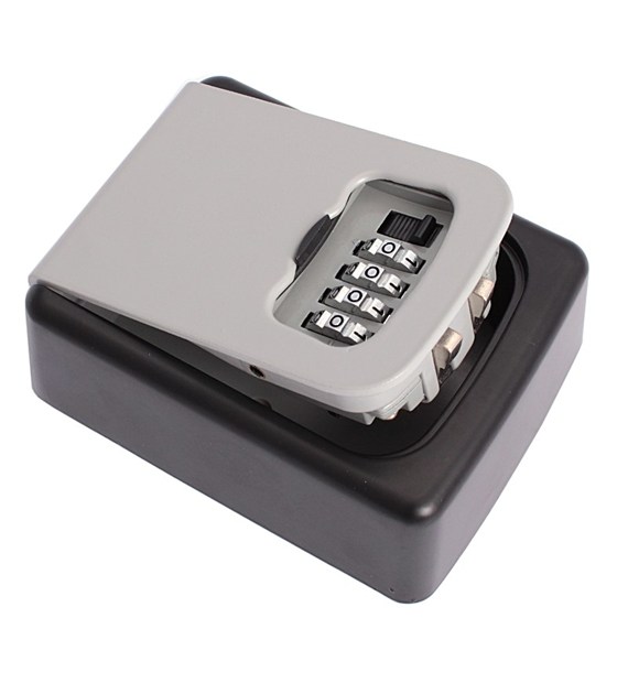 Sejf mały na ścianę 115x85x40mm na klucze/piloty