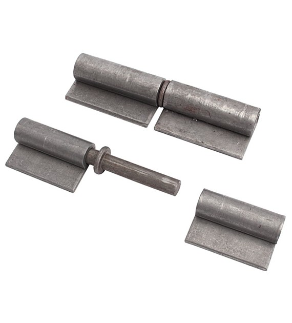 Zawias do spawania czarny skrzydełka 120x30x4x10mm