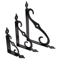 Wspornik kątownik pod półkę ozdobny 190x240x25 cza