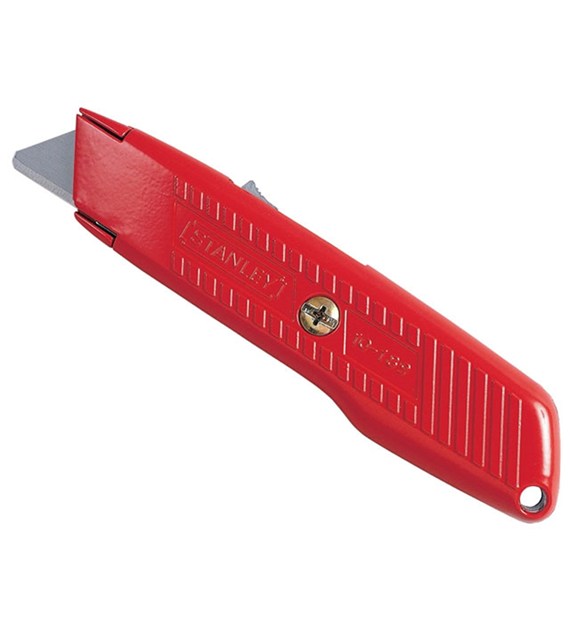 Nóż STANLEY ze sprężyną powrotną, metalowy - luz