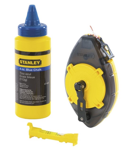 Sznur traserski STANLEY POWERWINDER 30m+kreda