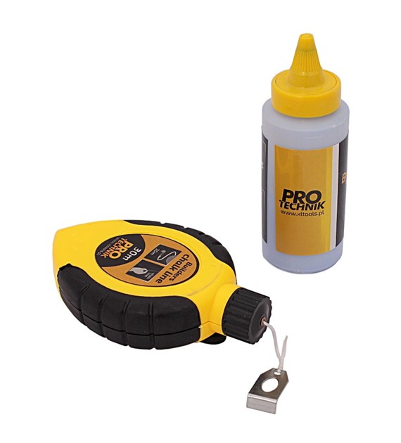 Sznur traserski PRO-TECHNIK 30m + kreda
