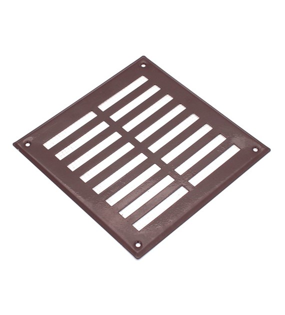 Kratka went metal przykręcana B 14x14 brąz prosta