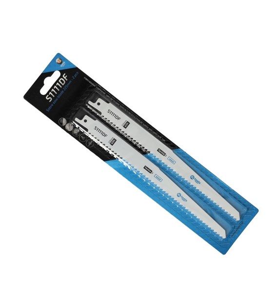 Brzeszczot do piły szablastej 2szt 225mm do drewna