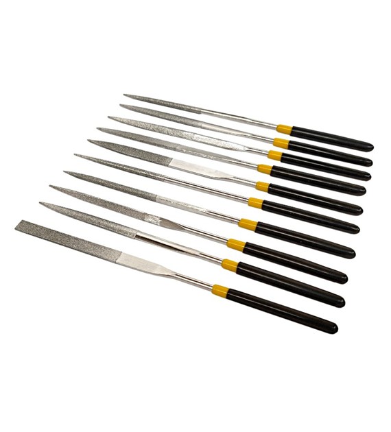 Pilnik diamentowy komplet 10szt (3x140mm) #150