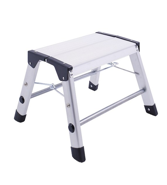 Drabina alu podest +0 stopnie 2x1 150kg wysok 30cm