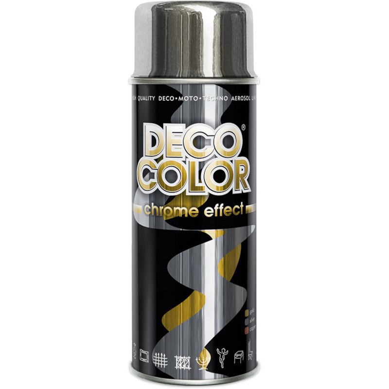 Lakier spray Deco 400ml chrom srebrny