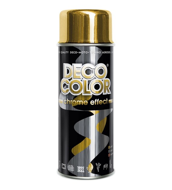 Lakier spray Deco 400ml chrom złoty