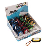 Brelok latarka COB LED 2kol,magnes expozytor=24szt