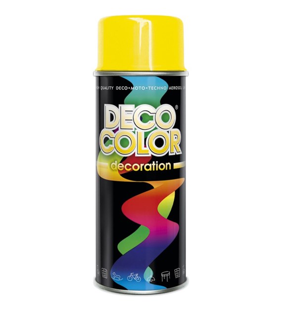 Lakier spray Deco 400ml RAL 1023 żółty