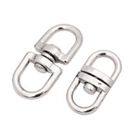 Okrętka krętlik obrotowy niklowany 40mm (13mm)