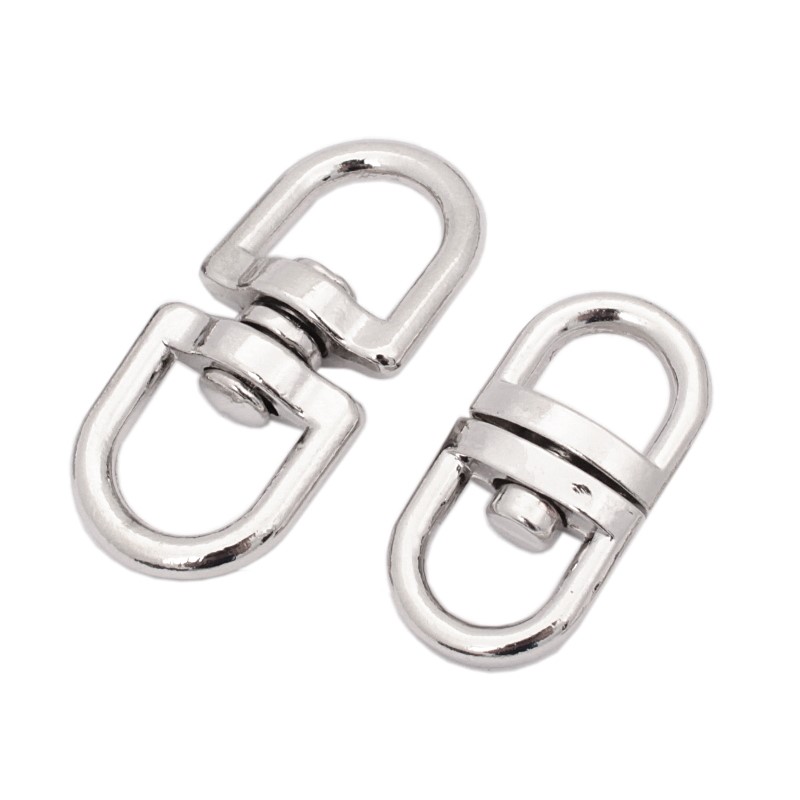 Okrętka krętlik obrotowy niklowany 40mm (13mm)