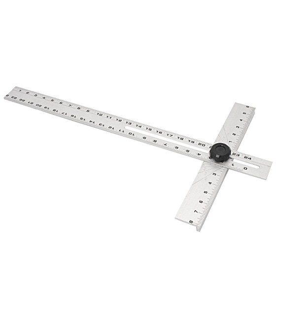 Kątownik nastawny aluminiowy gruby T 60/36*5cm 5mm