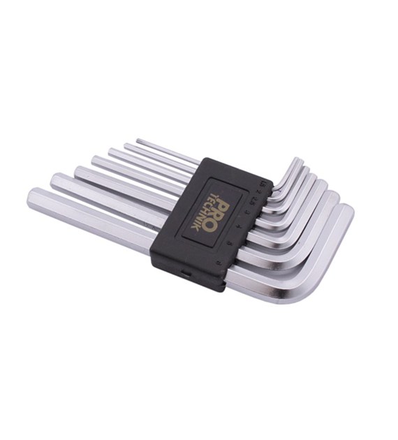 Klucze imbusowe krótkie CrV 1.5- 6mm 7cz