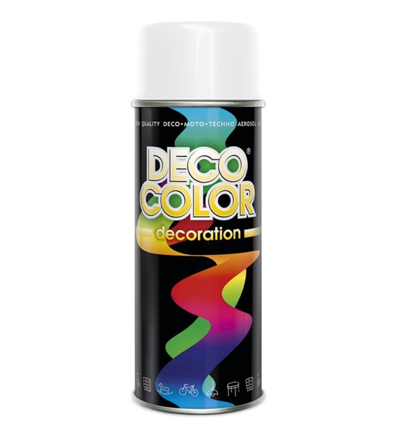 Lakier spray Deco 400ml RAL 9010 biały połysk