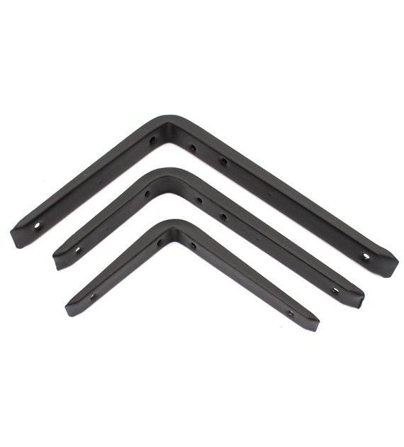 Kątownik pod półkę wzmocniony 120x150 czarny