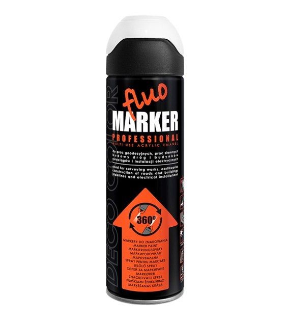 Lakier Fluomarker do znakowania 500ml biały