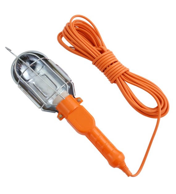 Lampa warsztatowa na żarówkę E27 10m 230V LWU10