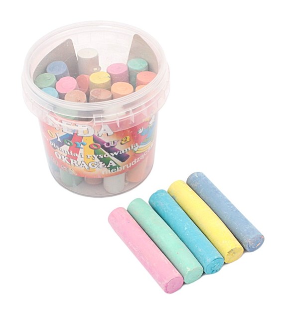 Kreda okrągła kolorowa 21 lasek 14/66mm