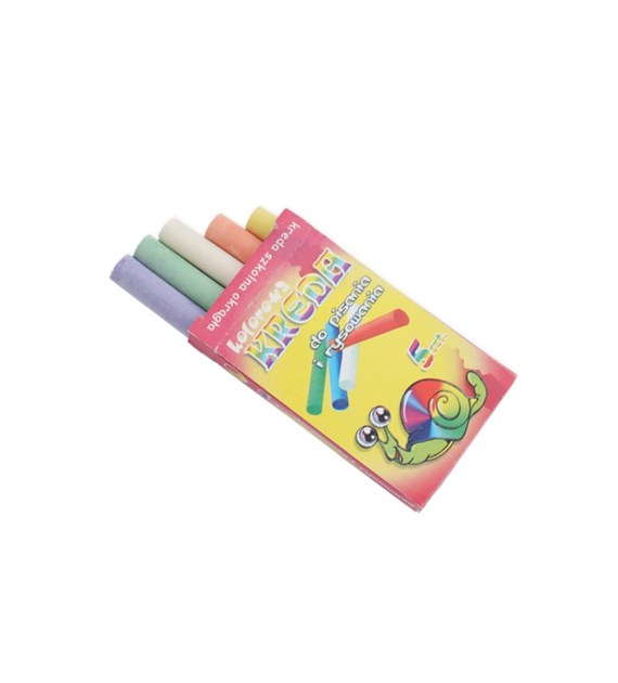 Kreda okrągła kolorowa  5 lasek 10/75mm